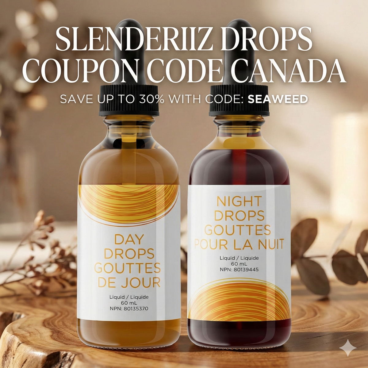 Slenderiiz Drops Coupon Code Canada: Save Up to 30% Today